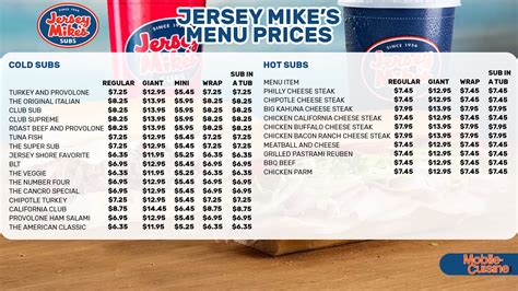 jersey mike's menu prices with prices near me|jersey mike's prices 2023 pdf.